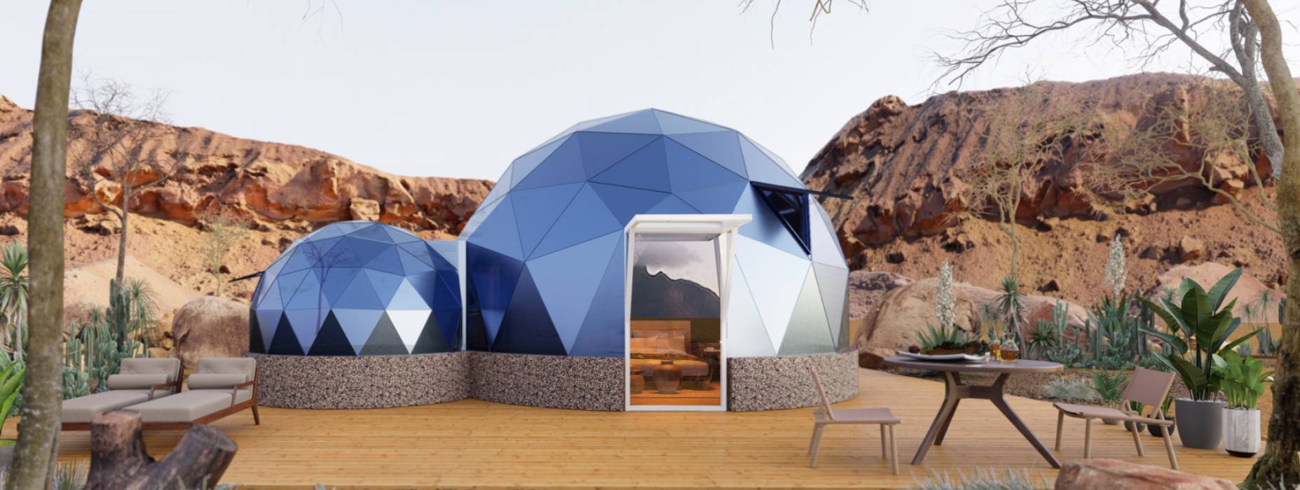 惠水县球形智能光伏玻璃星空房